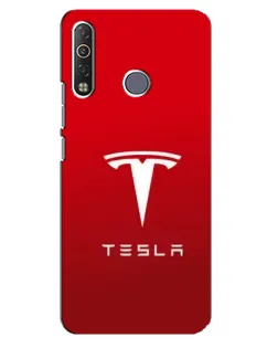 Чохол для TECNO Camon 12 Air CC6 з картинкою «Tesla Red Classic»
