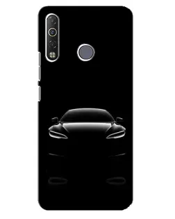 Чохол для TECNO Camon 12 Air CC6 з картинкою «Силует Tesla Night»