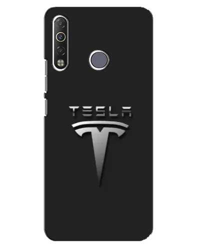 Чохол для TECNO Camon 12 Air CC6 з картинкою «Сталевий логотип Tesla» Чохол для TECNO Camon 12 Air CC6 з картинкою «Сталевий логотип Tesla»