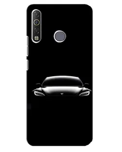 Чохол для TECNO Camon 12 Air CC6 з картинкою «Фари Tesla Night»