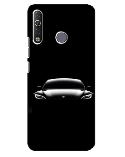 Чохол для TECNO Camon 12 Air CC6 з картинкою «Фари Tesla Night» Чохол для TECNO Camon 12 Air CC6 з картинкою «Фари Tesla Night»