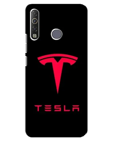 Чохол для TECNO Camon 12 Air CC6 з картинкою «Tesla Red Logo» Чохол для TECNO Camon 12 Air CC6 з картинкою «Tesla Red Logo»