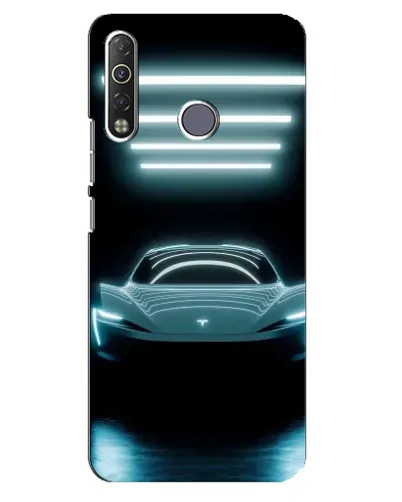 Чохол для TECNO Camon 12 Air CC6 з картинкою «Tesla в неоні» Чохол для TECNO Camon 12 Air CC6 з картинкою «Tesla в неоні»