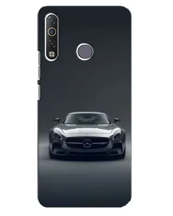Чохол для TECNO Camon 12 Air CC6 з картинкою «Mercedes на чорному»