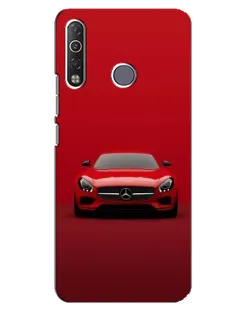 Чохол для TECNO Camon 12 Air CC6 з картинкою «Червоний Mercedes AMG»