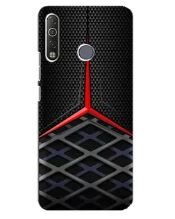 Чехол для TECNO Camon 12 Air CC6 с картинкой «Mercedes Carbon Grid»