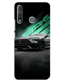 Чехол для TECNO Camon 12 Air CC6 с картинкой «Темный Mercedes AMG»