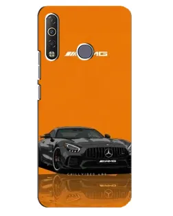 Чехол для TECNO Camon 12 Air CC6 с картинкой «Оранжевый Mercedes AMG»