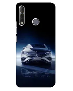 Чехол для TECNO Camon 12 Air CC6 с картинкой «Ночной Mercedes EQ»