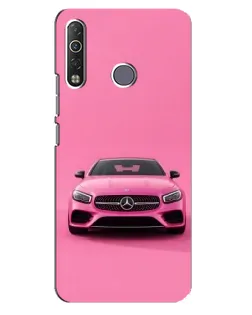Чехол для TECNO Camon 12 Air CC6 с картинкой «Розовый Mercedes AMG»