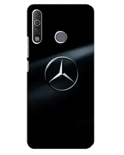 Чехол для TECNO Camon 12 Air CC6 с картинкой «Mercedes на металле»