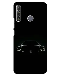 Чохол для TECNO Camon 12 Air CC6 з картинкою «Mercedes — силует авто»