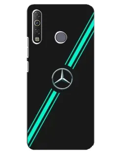 Чохол для TECNO Camon 12 Air CC6 з картинкою «Спортивні лінії Mercedes»