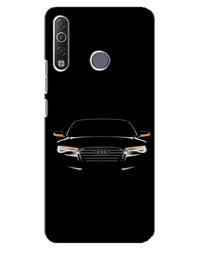 Чехол для TECNO Camon 12 Air CC6 с картинкой «Audi — ночной контур» Чехол для TECNO Camon 12 Air CC6 с картинкой «Audi — ночной контур»