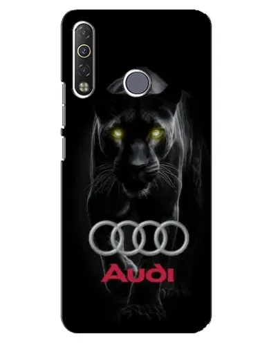 Чехол для TECNO Camon 12 Air CC6 с картинкой «Пантера и Audi» Чехол для TECNO Camon 12 Air CC6 с картинкой «Пантера и Audi»