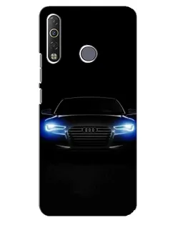 Чехол для TECNO Camon 12 Air CC6 с картинкой «Audi в неоне»