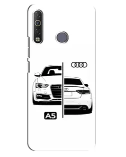 Чехол для TECNO Camon 12 Air CC6 с картинкой «Audi — контрастный дизайн»