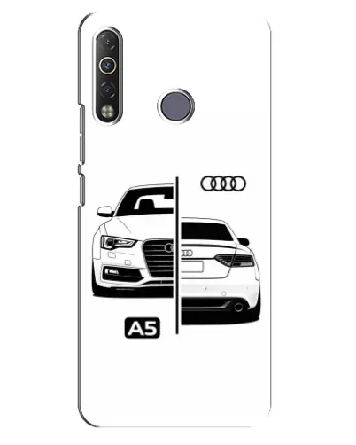 Чехол для TECNO Camon 12 Air CC6 с картинкой «Audi — контрастный дизайн» Чехол для TECNO Camon 12 Air CC6 с картинкой «Audi — контрастный дизайн»