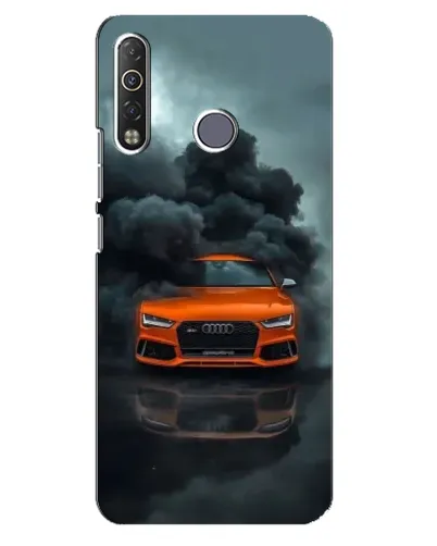 Чехол для TECNO Camon 12 Air CC6 с картинкой «Audi в облаках дыма» Чехол для TECNO Camon 12 Air CC6 с картинкой «Audi в облаках дыма»