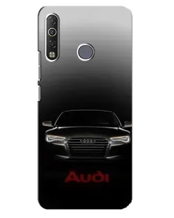 Чехол для TECNO Camon 12 Air CC6 с картинкой «Audi — градиентный контур»