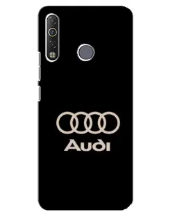 Чехол для TECNO Camon 12 Air CC6 с картинкой «Audi — золотой логотип»