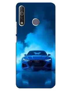 Чехол для TECNO Camon 12 Air CC6 с картинкой «Audi — голубая энергия»