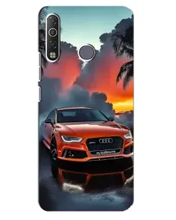 Чехол для TECNO Camon 12 Air CC6 с картинкой «Audi — закат»