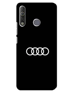 Чехол для TECNO Camon 12 Air CC6 с картинкой «Audi White Logo»