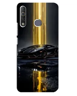 Чохол для TECNO Camon 12 Air CC6 з картинкою «Нічний Lamborghini драйв»