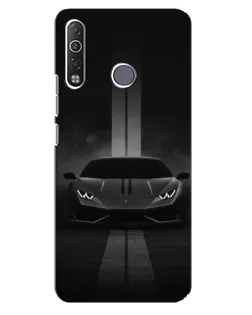 Чохол для TECNO Camon 12 Air CC6 з картинкою «Lamborghini симетрія доріг»