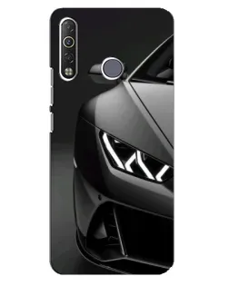 Чохол для TECNO Camon 12 Air CC6 з картинкою «Lamborghini фари деталізація»