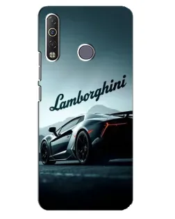 Чохол для TECNO Camon 12 Air CC6 з картинкою «Класичний Lamborghini надпис»