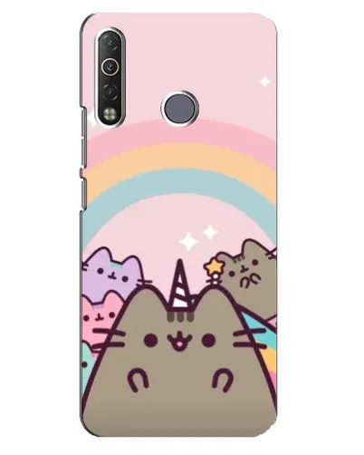 Чехол для TECNO Camon 12 Air CC6 с картинкой «Единорог Pusheen» Чехол для TECNO Camon 12 Air CC6 с картинкой «Единорог Pusheen»