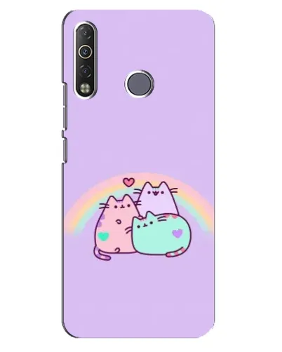 Чехол для TECNO Camon 12 Air CC6 с картинкой «Радужные Пушины» Чехол для TECNO Camon 12 Air CC6 с картинкой «Радужные Пушины»