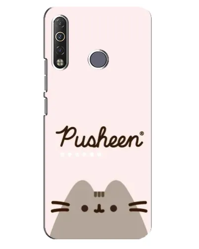 Чехол для TECNO Camon 12 Air CC6 с картинкой «Pusheen логотип» Чехол для TECNO Camon 12 Air CC6 с картинкой «Pusheen логотип»