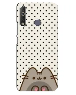 Чехол для TECNO Camon 12 Air CC6 с картинкой «Пушин в горошек»
