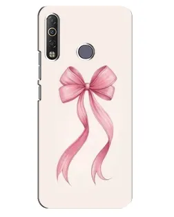 Чехол для TECNO Camon 12 Air CC6 с картинкой «Розовый бант»