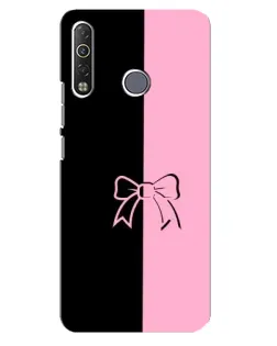 Чехол для TECNO Camon 12 Air CC6 с картинкой «Половинки банта»