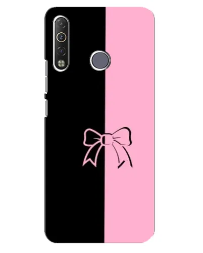 Чехол для TECNO Camon 12 Air CC6 с картинкой «Половинки банта» Чехол для TECNO Camon 12 Air CC6 с картинкой «Половинки банта»