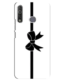 Чехол для TECNO Camon 12 Air CC6 с картинкой «Вертикальный бант»