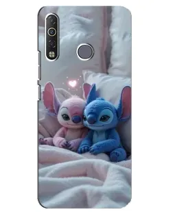 Чехол для TECNO Camon 12 Air CC6 с картинкой «Плюшевые Стич Ангел» Чехол для TECNO Camon 12 Air CC6 с картинкой «Плюшевые Стич Ангел»