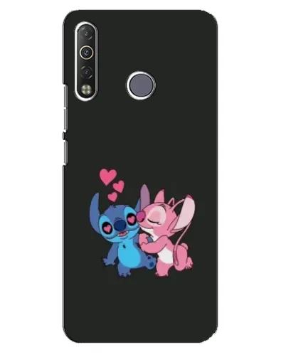Чохол для TECNO Camon 12 Air CC6 з картинкою «Анжел цілує Стіча»