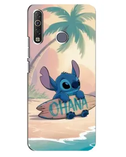 Чохол для TECNO Camon 12 Air CC6 з картинкою «Стіч на серфі» Чохол для TECNO Camon 12 Air CC6 з картинкою «Стіч на серфі»