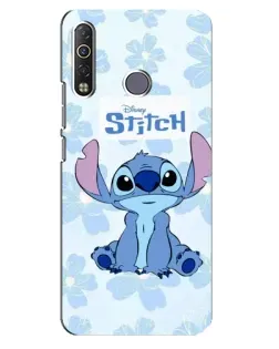 Чохол для TECNO Camon 12 Air CC6 з картинкою «Stitch серед квітів» Чохол для TECNO Camon 12 Air CC6 з картинкою «Stitch серед квітів»