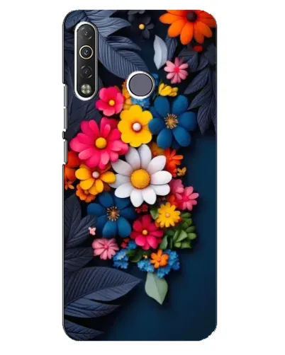 Чехол для TECNO Camon 12 Air CC6 с картинкой «Цветочная феерия» Чехол для TECNO Camon 12 Air CC6 с картинкой «Цветочная феерия»
