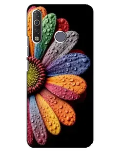 Чехол для TECNO Camon 12 Air CC6 с картинкой «Радужный цветок» Чехол для TECNO Camon 12 Air CC6 с картинкой «Радужный цветок»