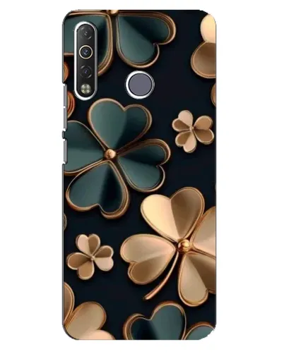 Чехол для TECNO Camon 12 Air CC6 с картинкой «Клевер в золоте» Чехол для TECNO Camon 12 Air CC6 с картинкой «Клевер в золоте»