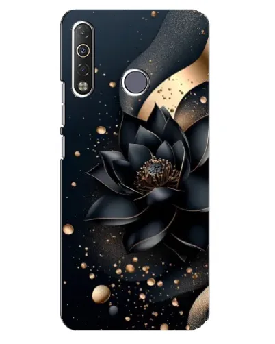 Чехол для TECNO Camon 12 Air CC6 с картинкой «Черный лотос» Чехол для TECNO Camon 12 Air CC6 с картинкой «Черный лотос»