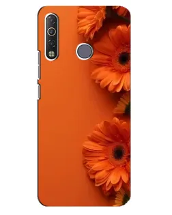 Чехол для TECNO Camon 12 Air CC6 с картинкой «Оранжевые герберы» Чехол для TECNO Camon 12 Air CC6 с картинкой «Оранжевые герберы»