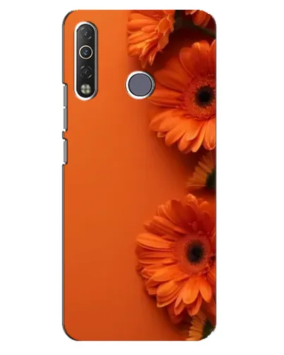 Чехол для TECNO Camon 12 Air CC6 с картинкой «Оранжевые герберы» Чехол для TECNO Camon 12 Air CC6 с картинкой «Оранжевые герберы»